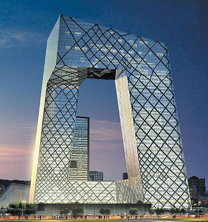 北京_央视新大楼总建筑面积约55万平方米,最高建筑约230米,工程建安总